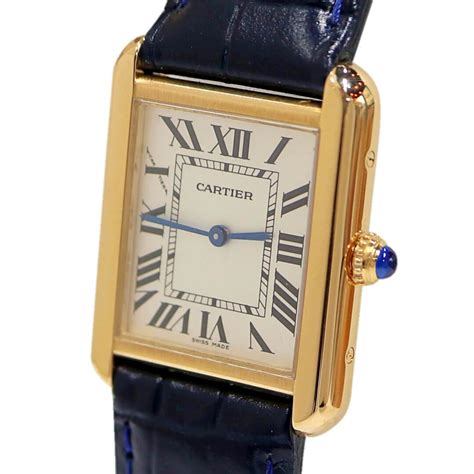 cartier tank solo gold vintage.